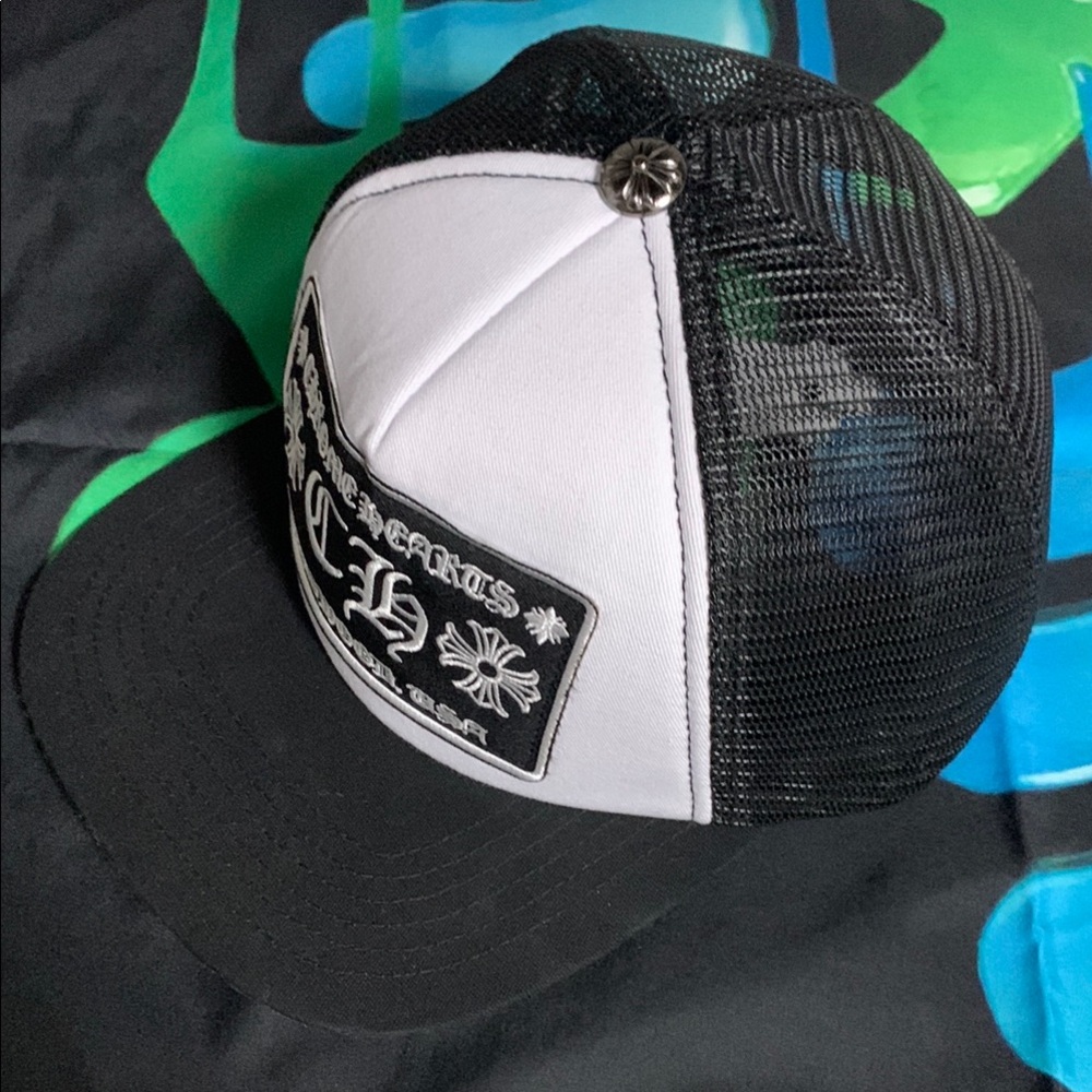 Black and White Trucker Cap
